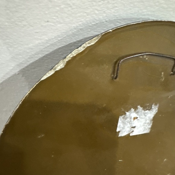 Pope Saint John Paul II Icon Chalk-ware Relic Bust Wall Hanging Plaque VTG - Picture 5 of 5